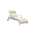 Adjustable Outdoor Chaise Lounge with Cushioned Headrest